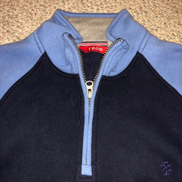 IZOD Small Blue Sueded Fleece Jersey - New - Picture 2 of 5